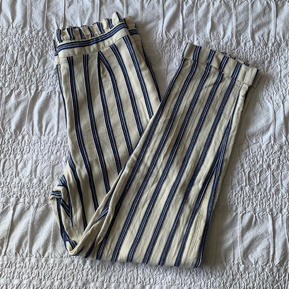 Paper Bag Pleated Pants